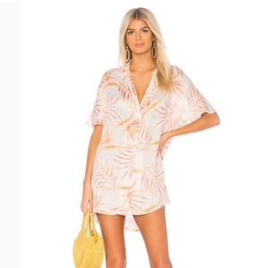 Amuse Society Shady Palm Dress/swim suit cover up